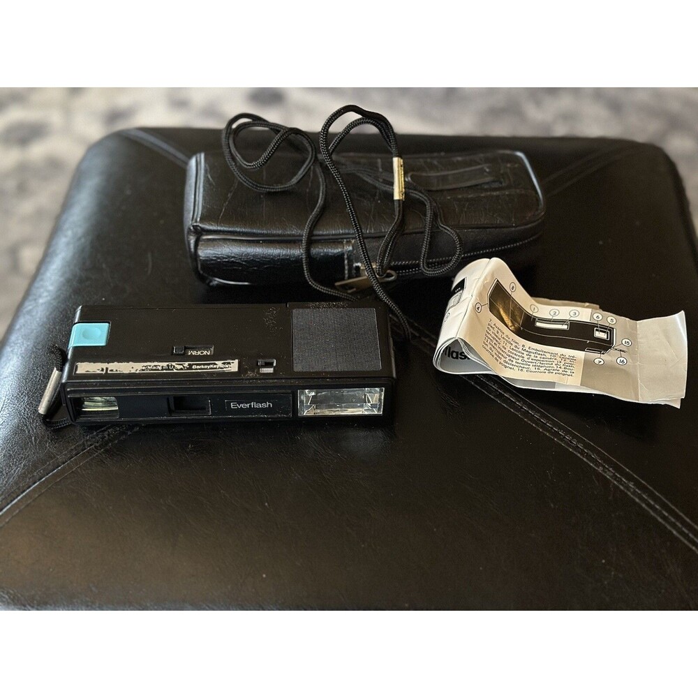 Magicflash Everflash Vintage Pocket Camera Case Instructions Untested